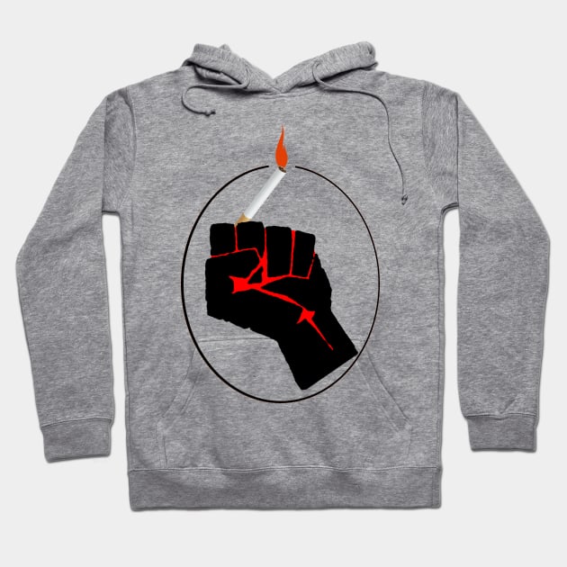 Revolutionary Cigarette Break Hoodie by neememes